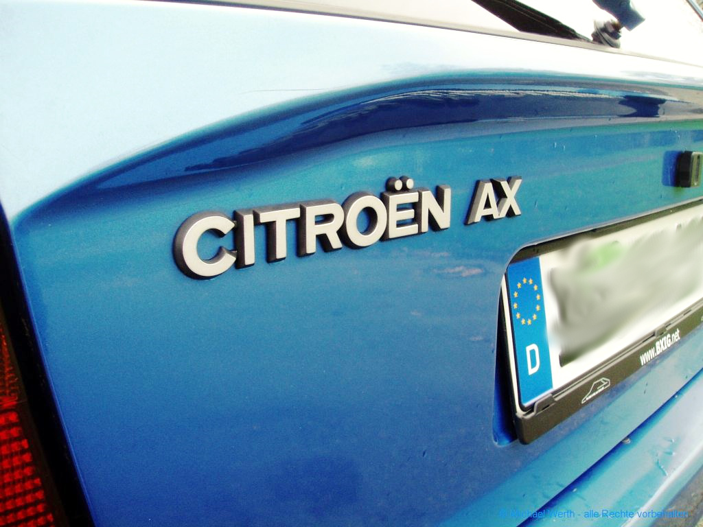 1994er Citroën AX Tonic in bleu Curaçao #10