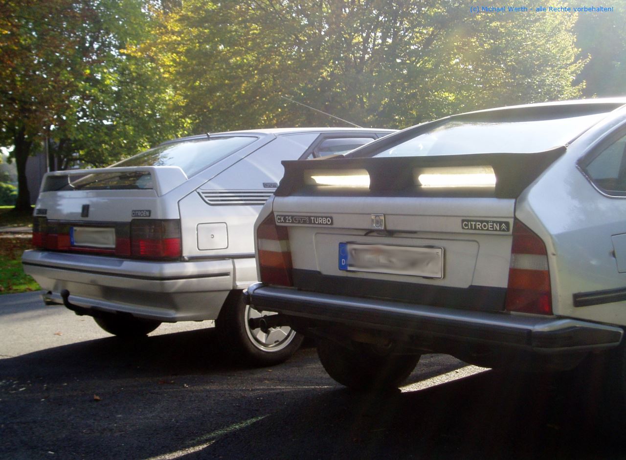 bildlicher Vergleich 1991er Citroën BX GTi & 1984er Citroën CX 25 GTi Turbo #11